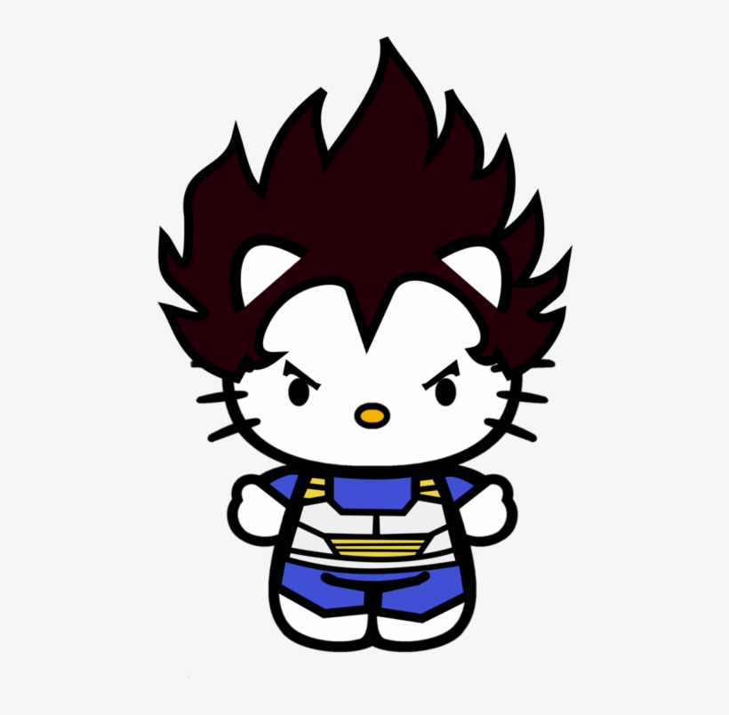 Hello Vegeta, Hello Super Saiyan Vegeta, Hello - Download Hello Kitty Png, transparent png #5818960