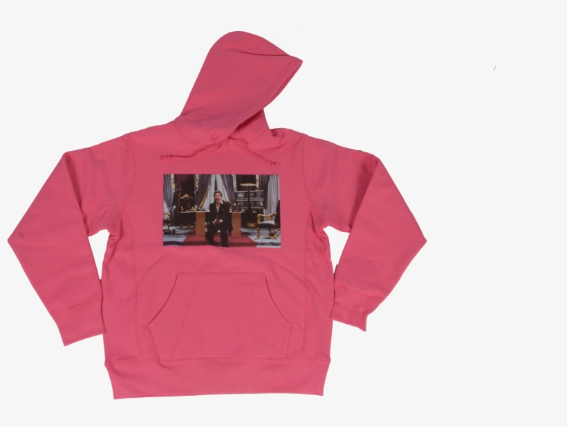 Supreme Scarface Friend Hoodie - Supreme Scarface Friend Hoodie Medium Magenta Rare, transparent png #5819029