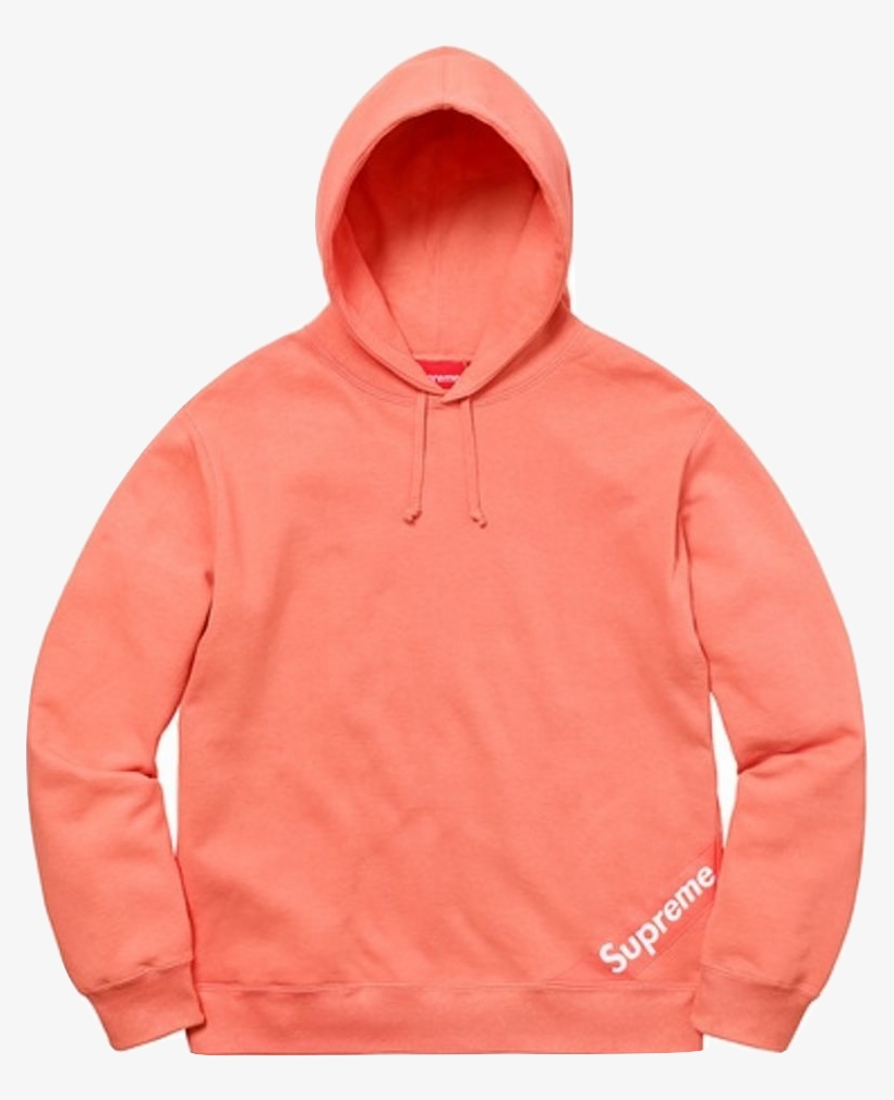 Supreme Corner Label Hoodie, transparent png #5819412