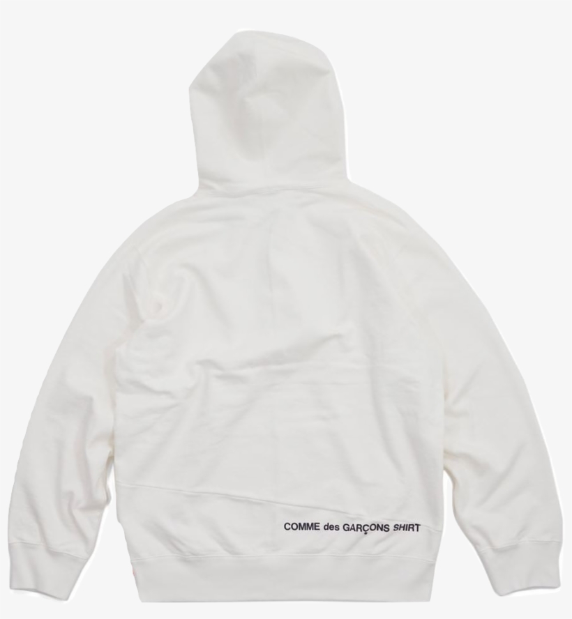 supreme comme des garcons shirt box logo hooded sweatshirt black