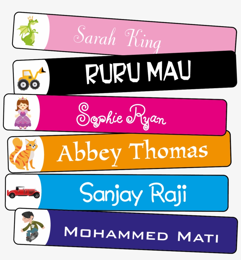 Png Name Labels Svg Free Library - Label, transparent png #5820240