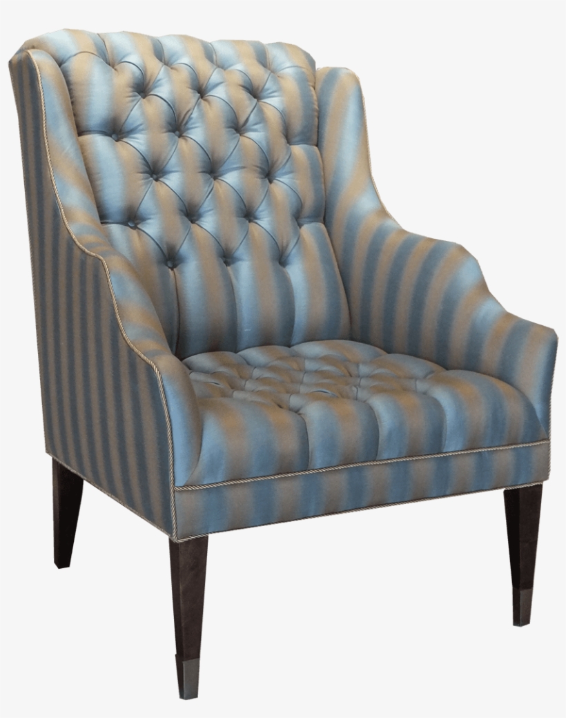 Swaim Tufted Wingback Arm Chair - Chair, transparent png #5820294