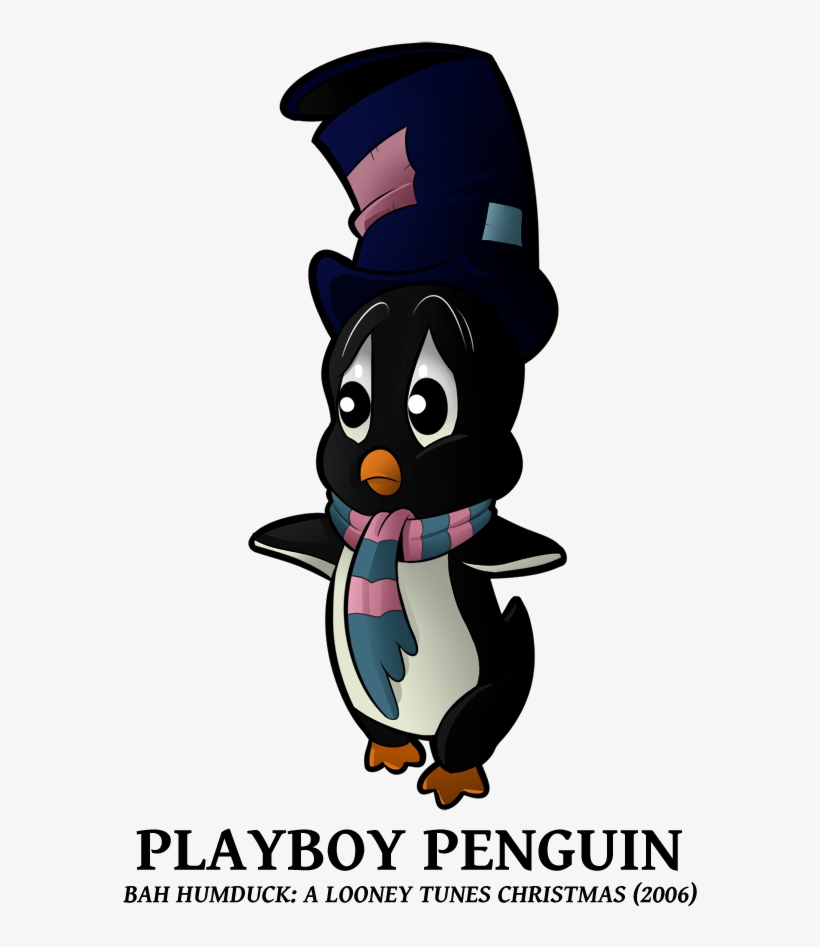 25 Looney Of Christmas - Playboy Penguin Transparent Looney Tunes, transparent png #5820447