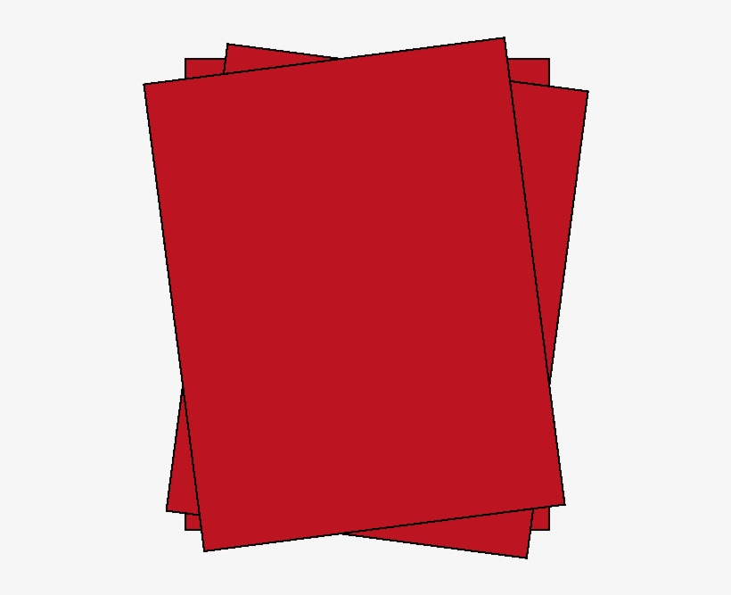 Red Construction Paper - Red Paper Png, transparent png #5820696