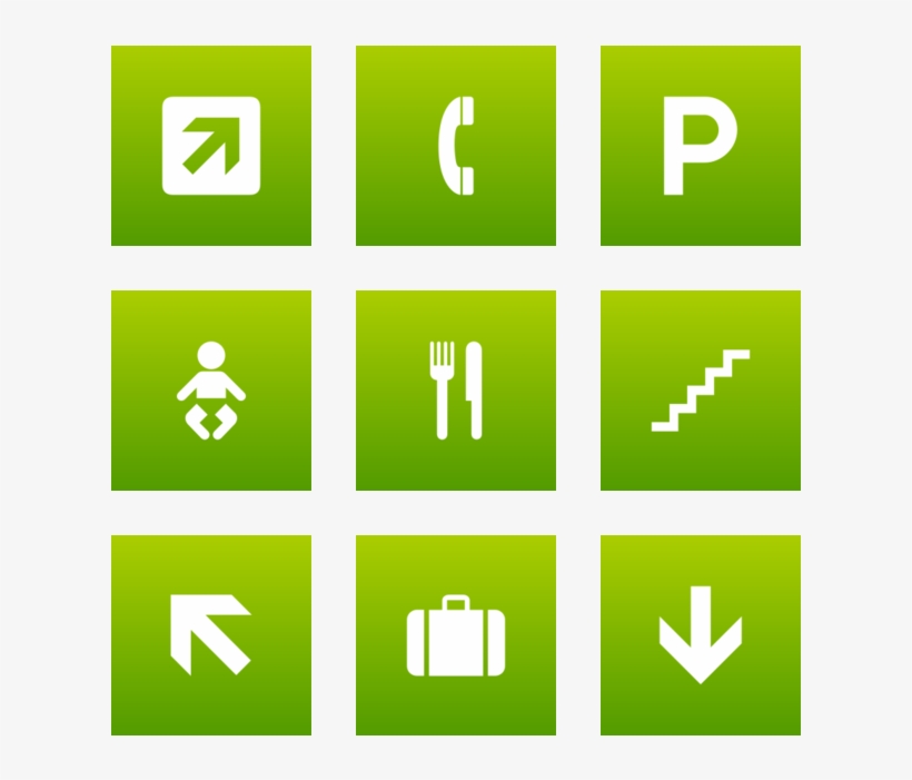 Aiga Icon In Style Flat Square White On Green Gradient - Png Urna Eletronica Vetor, transparent png #5821288