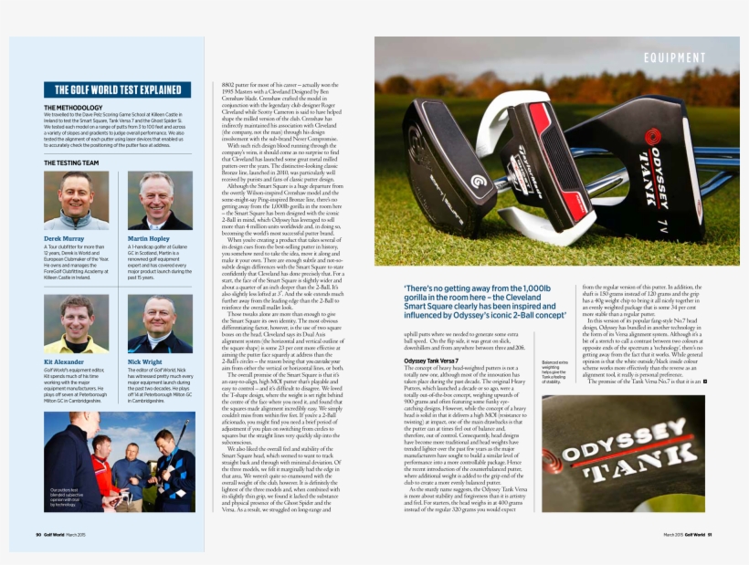 Equipment The Putters Test - Putter, transparent png #5821467