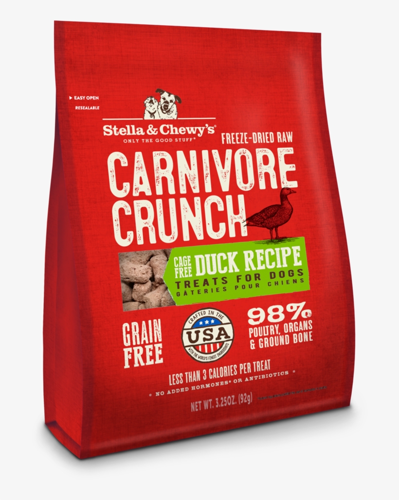 Stelladogcrunchduck3 - 25oz - Stella And Chewy Carnivore Crunch, transparent png #5821754
