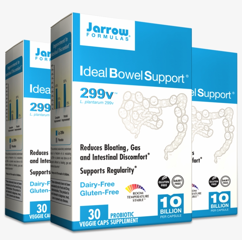 Jarrow Formulas Ideal Bowel Support - 30 Capsules, transparent png #5822216