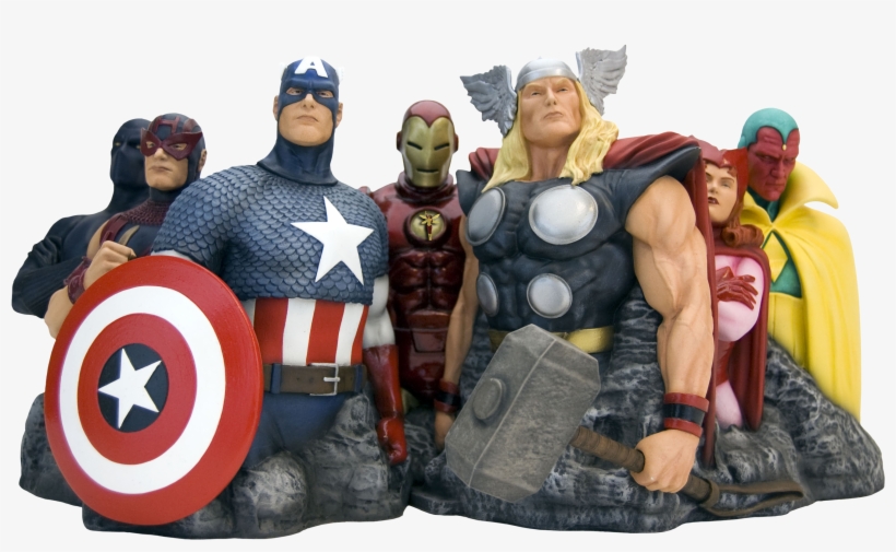 Alex Ross Avengers Assemble Fine Art Statue - Avengers Assemble - Alex Ross Fine Art Sculpture, transparent png #5822521
