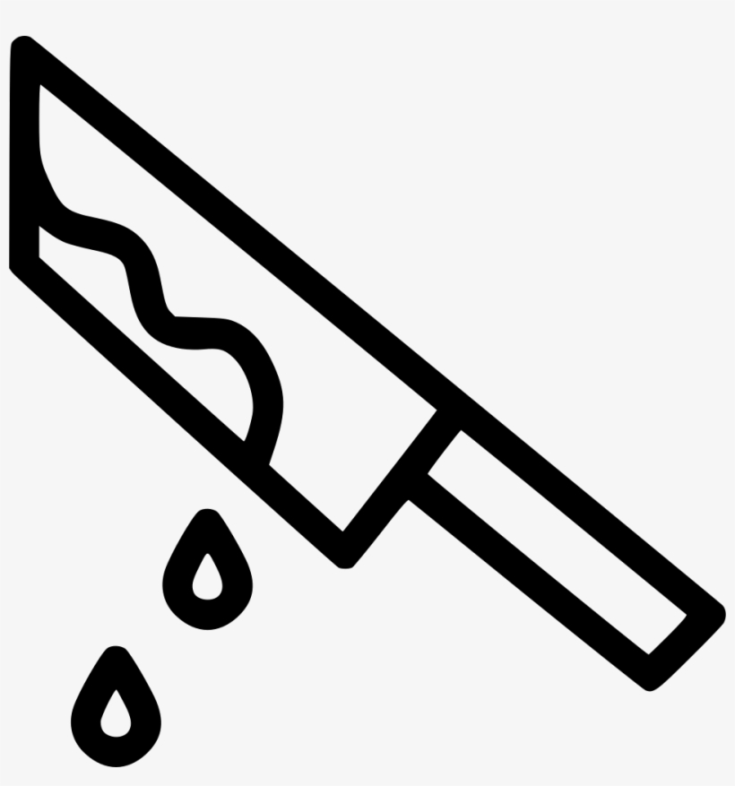 Blood Knife Horror Murder Party Comments - Portable Network Graphics, transparent png #5825355