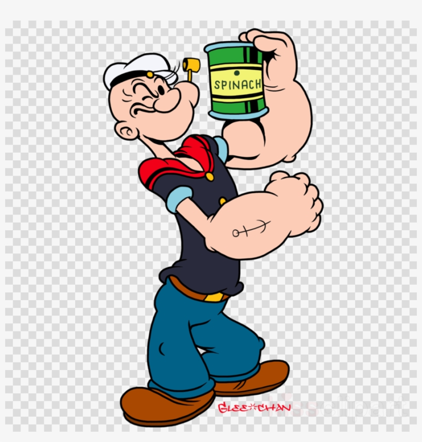Download Popeye The Sailor Man Retro Movie Painting, transparent png #5825577