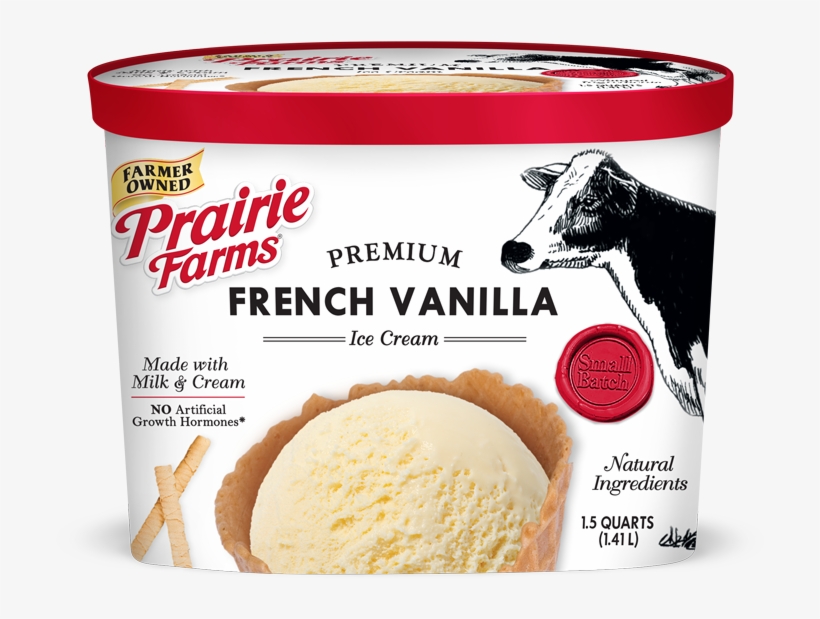 Premium French Vanilla Ice Cream, 48oz - Prairie Farms, transparent png #5827534