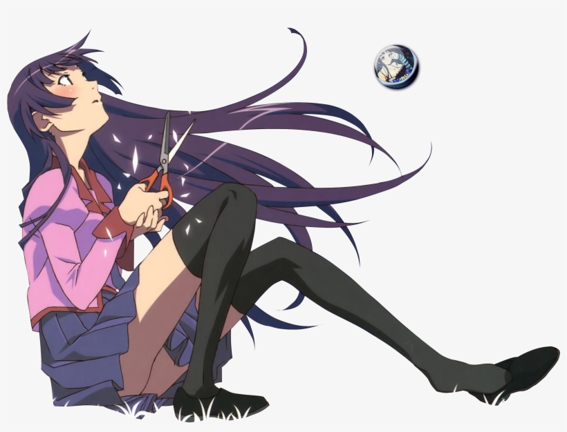 Senjougahara Hitagi,, transparent png #5827893