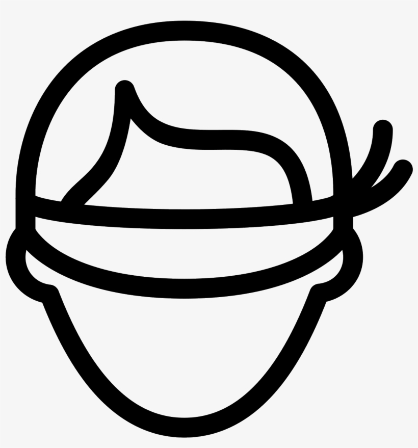 This Is A Picture Of A Man's Face That Is Covered Over - Icon, transparent png #5828544