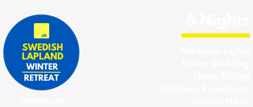 In This Retreat We Travel To Swedish Lapland, Part - Circle, transparent png #5828586