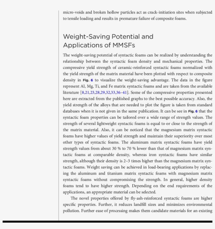 Compressive Yield Strength Of Syntactic Foams Normalized, transparent png #5829058