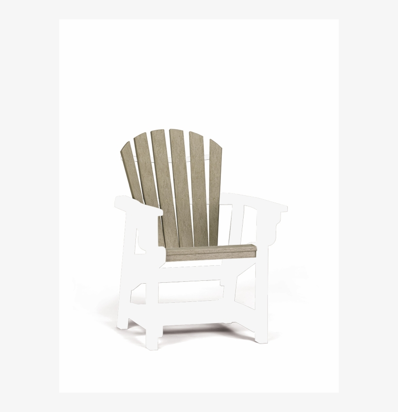 Coastal Dining Adirondack Chair - Chair, transparent png #5829749