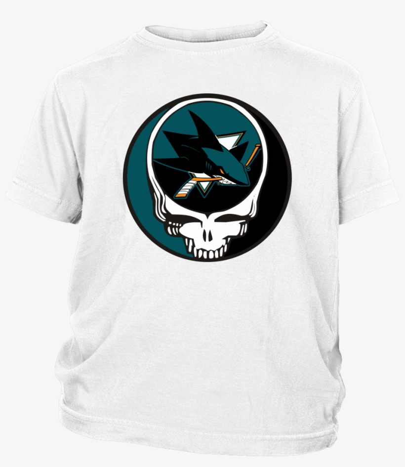 San Jose Sharks Grateful Dead Steal Your Face Hockey - Save Me Im Fine Ambigram, transparent png #5829792