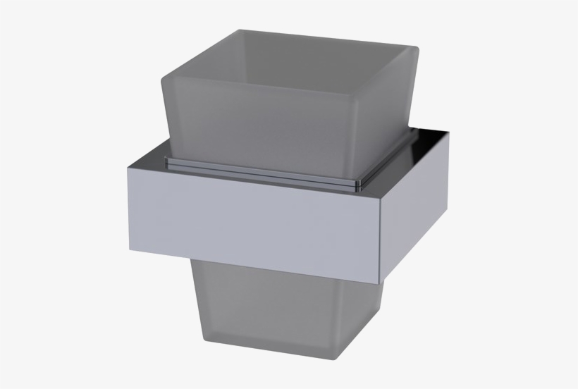 Tumbler Holder Project Chrome Brass / Frosted Glass - Drawer, transparent png #5830492