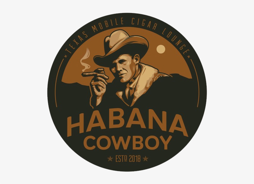 Habana Cowboy Cigar Lounge - Logo, transparent png #5830590