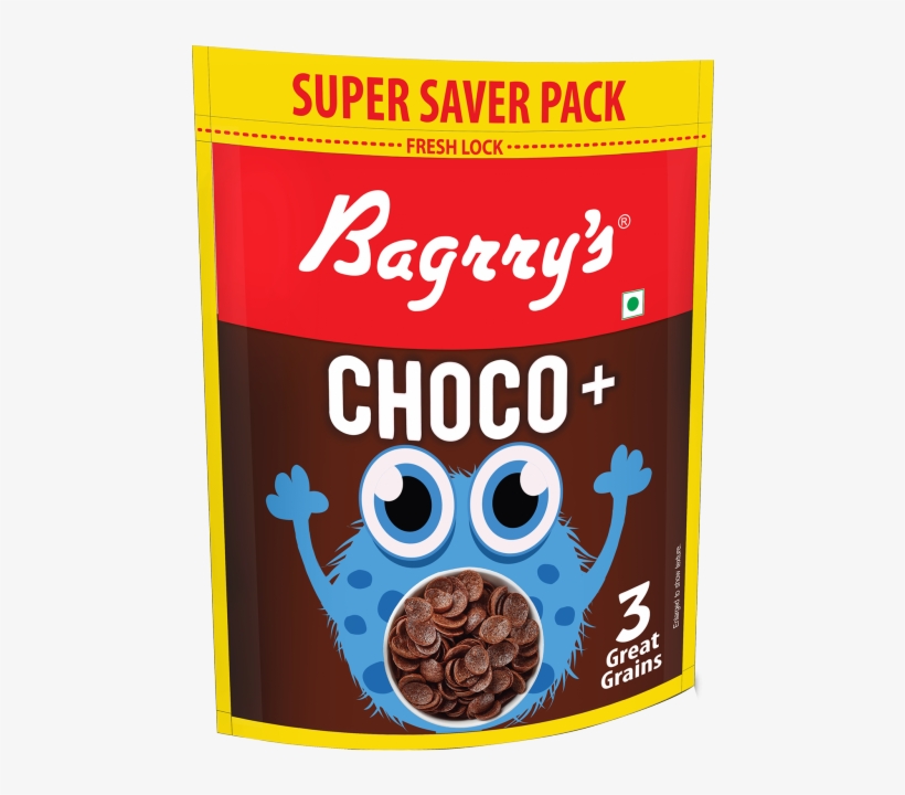 Choco With 3 Great Grains - Bagrry's Protein Muesli With Whey Protein , Almonds, transparent png #5830835