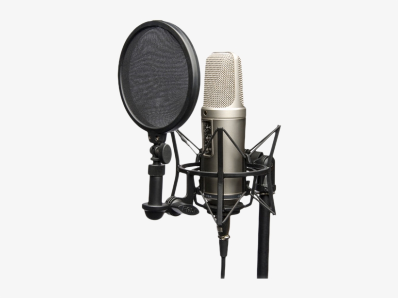 Mic In Recording Booth Png Transparent Download - Rode Nt 2a Microphone, transparent png #5831133
