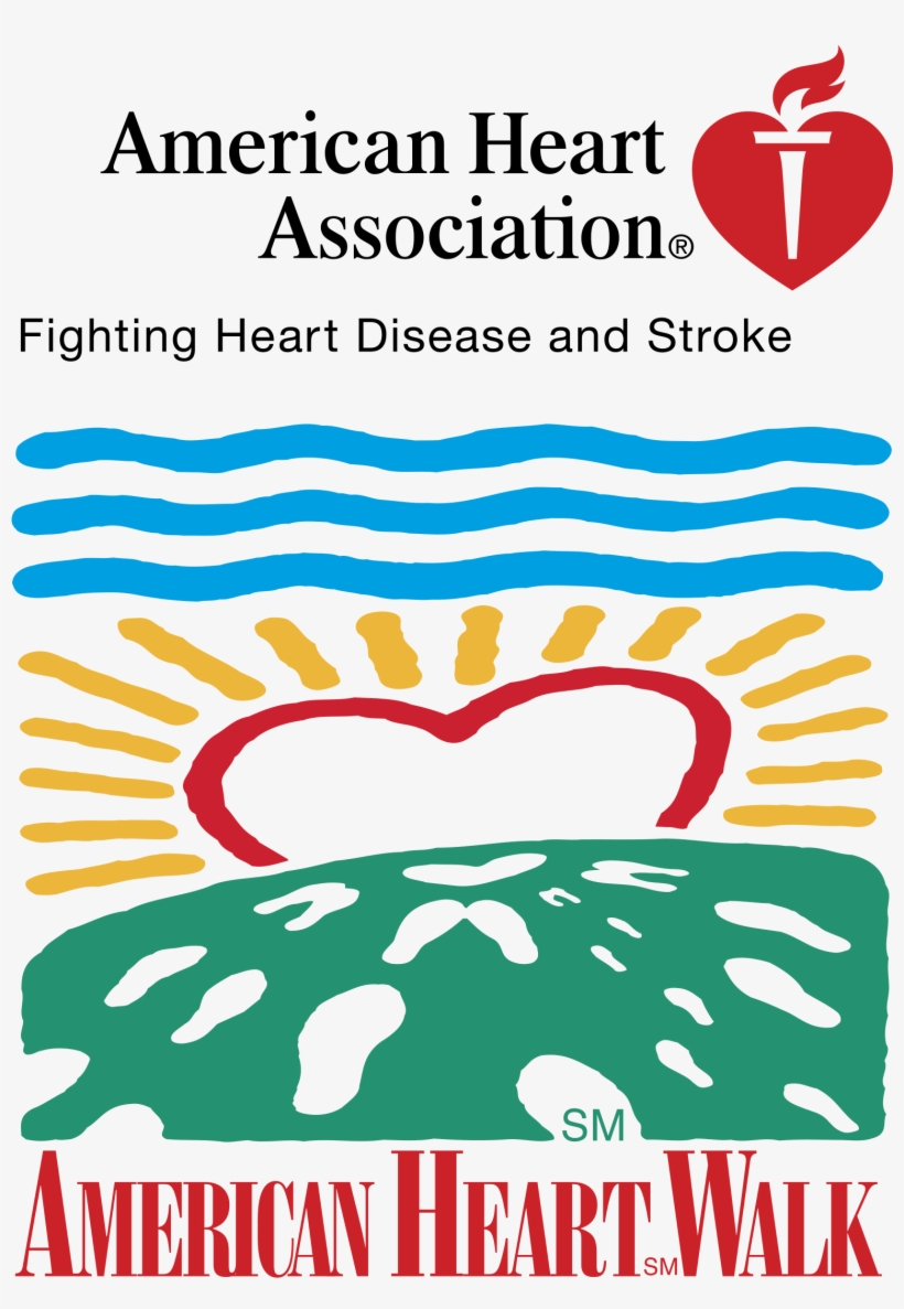 American Heart Walk Logo Png Transparent - American Heart Association, transparent png #5831911