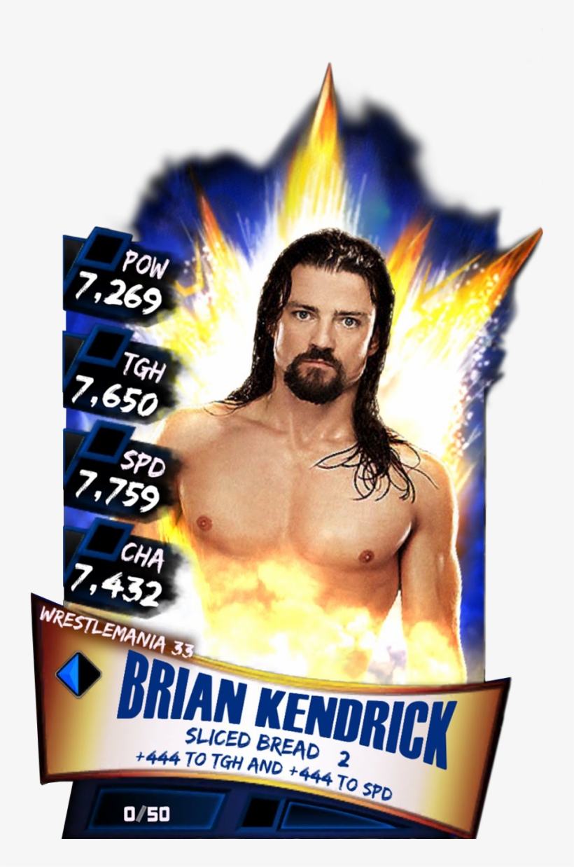Supercard Briankendrick S3 Ultimate Raw 9664 - Wwe Supercard Wrestlemania 33 Aj Styles, transparent png #5832011