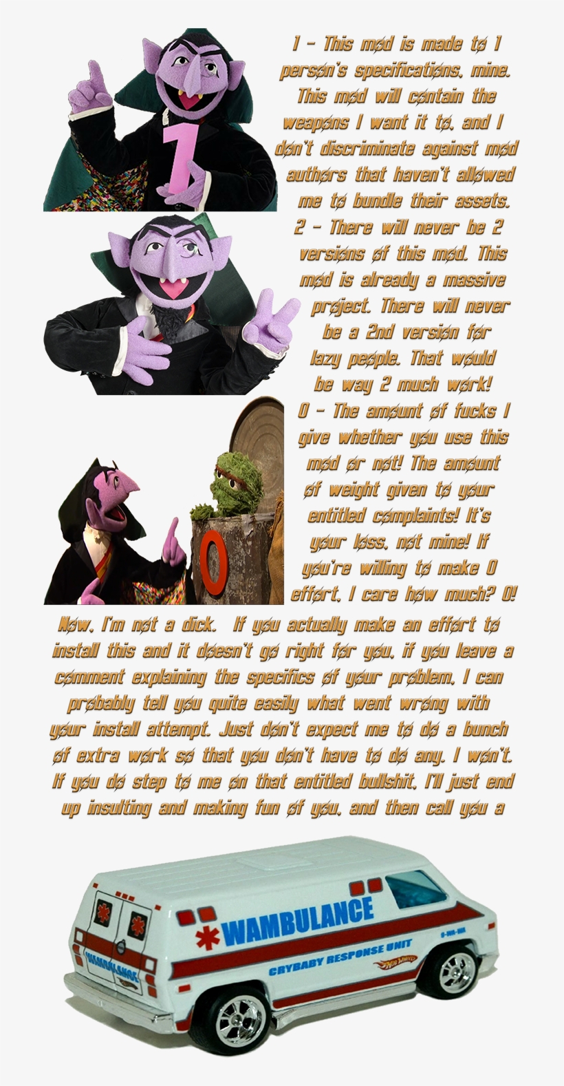 Show - Sesame Street Count Von Count Vampire Mascot Costume, transparent png #5832168