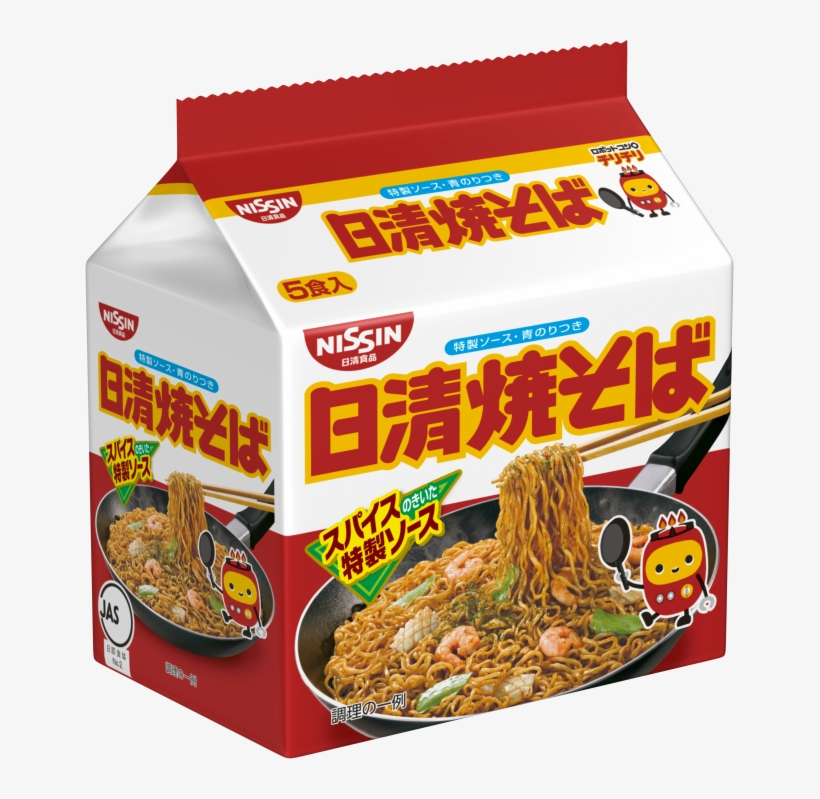 Nissin / Instant Fried Noodle 100g - Nissin Noodles Yakisoba, transparent png #5832470