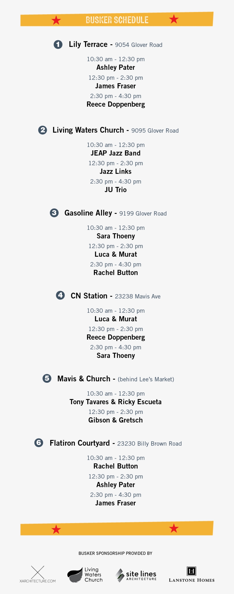 Fljaf Jazz Buskers Schedule - Portable Network Graphics, transparent png #5833739