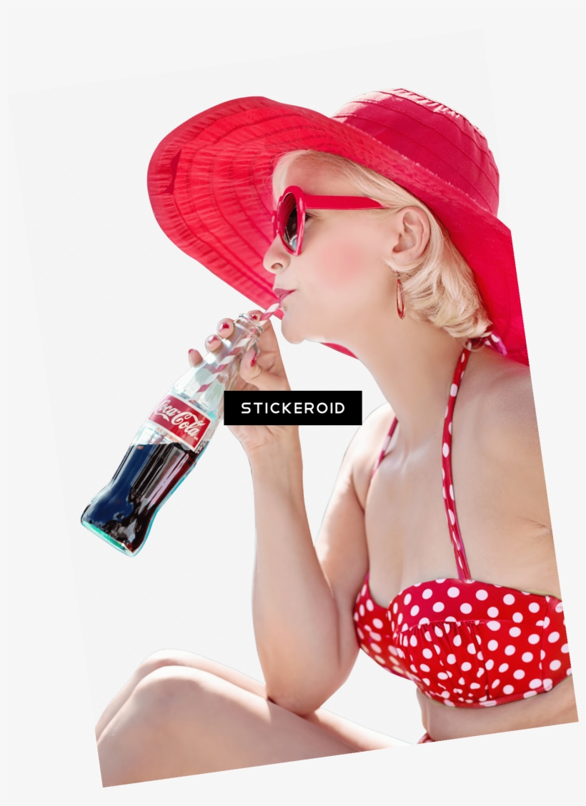 Coca Cola Can Food - Loveletlovebloom Les Bonbons Earrings Bright Red 4, transparent png #5834654
