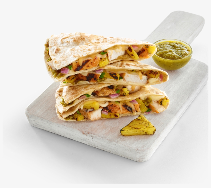 Island Chicken Quesadilla - Tropical Smoothie Cafe Quesadillas, transparent png #5834935
