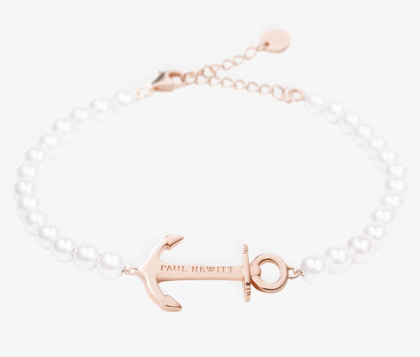 Paul Hewitt Anchor Spirit Pearl Ip Rose Gold Jewellery - Paul Hewitt Armband Perlen, transparent png #5835170