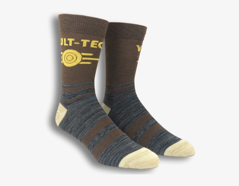 2 Pair Pack Fallout Socks - Sock, transparent png #5835172