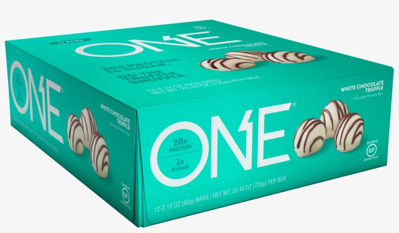 One Bar White Chocolate Truffle Protein Bar - White Chocolate Truffle One Bar, transparent png #5835267