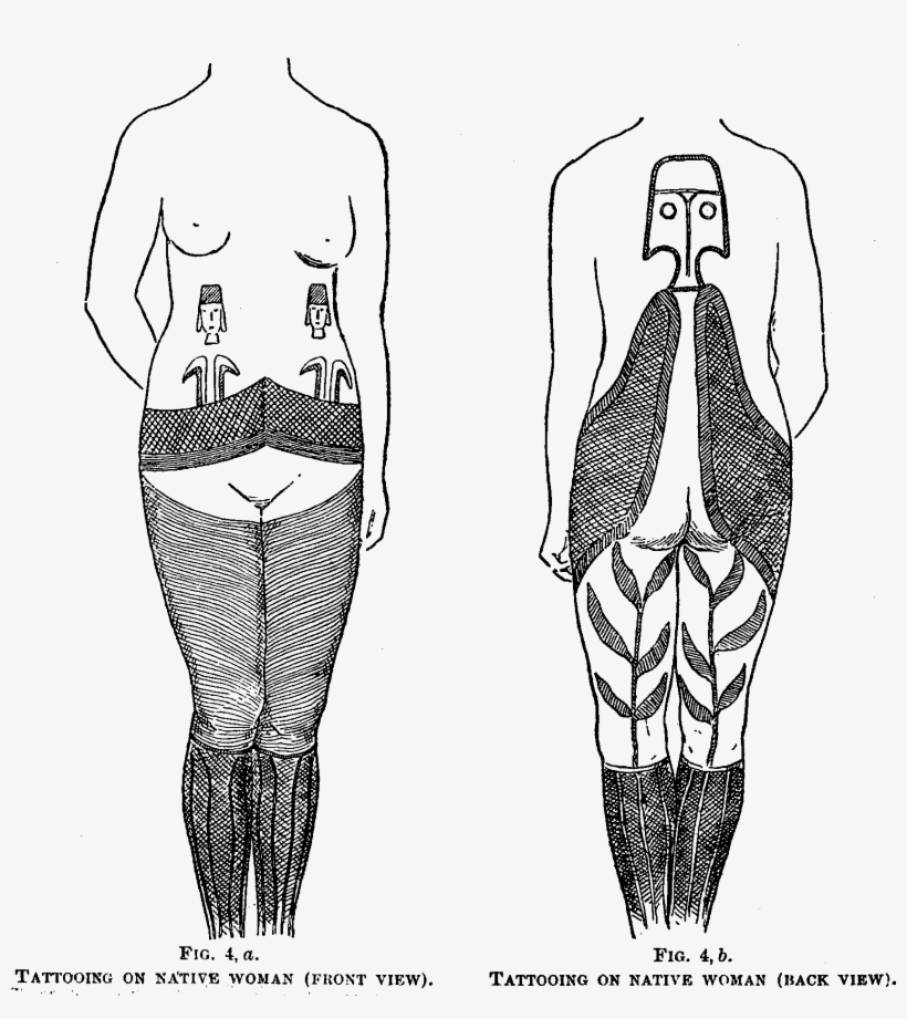Tattooing On Native Woman, Easter Island - Rapa Nui Tattoo Women, transparent png #5836305