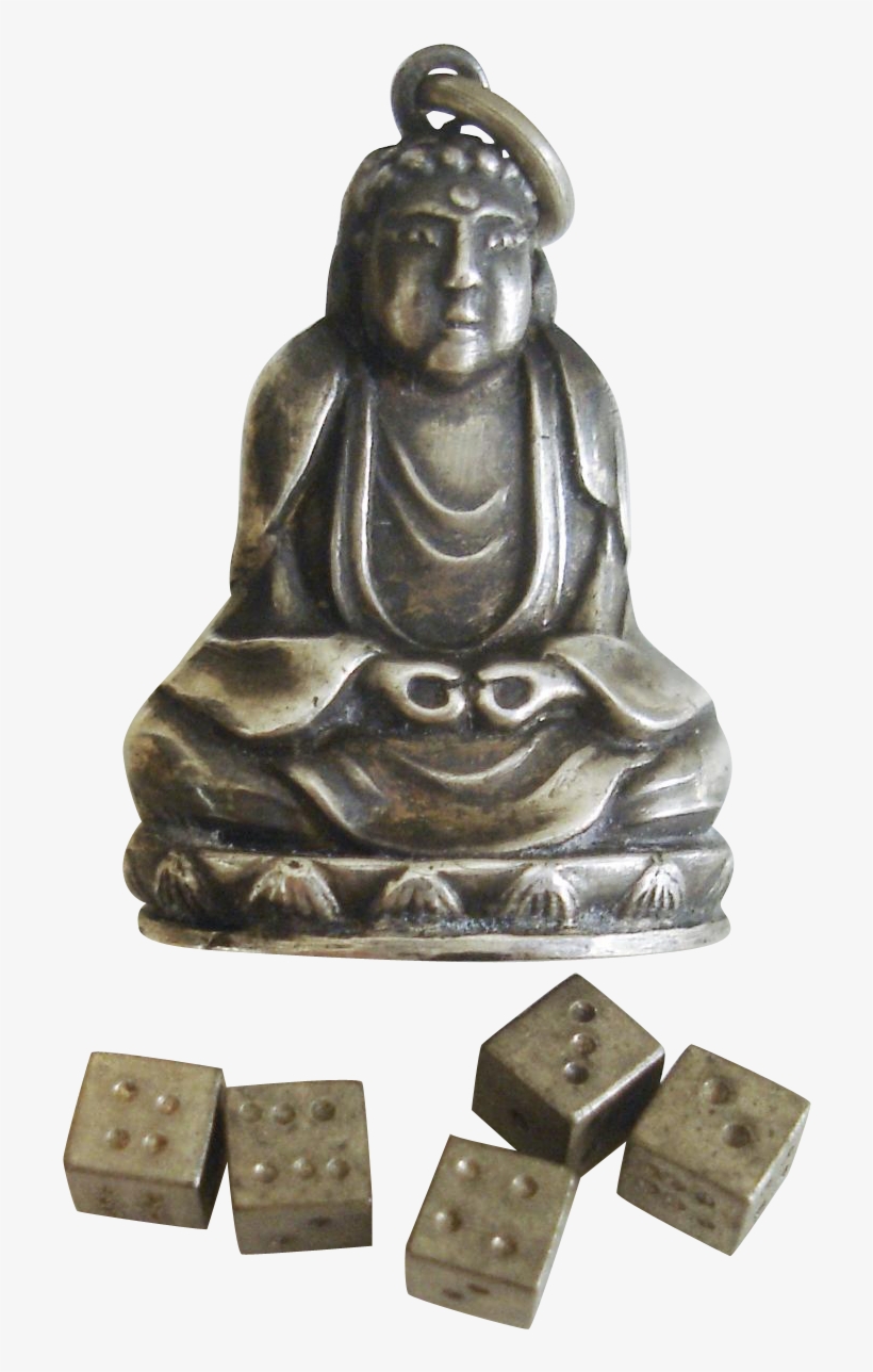 A Very Rare Buddha Charm With A Secret Compartment - Buddha With Dice, transparent png #5837125