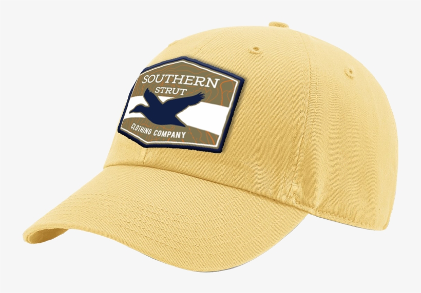 Vegas Gold Ducks Flying Woven Patch Dad Hat - Hat, transparent png #5839170