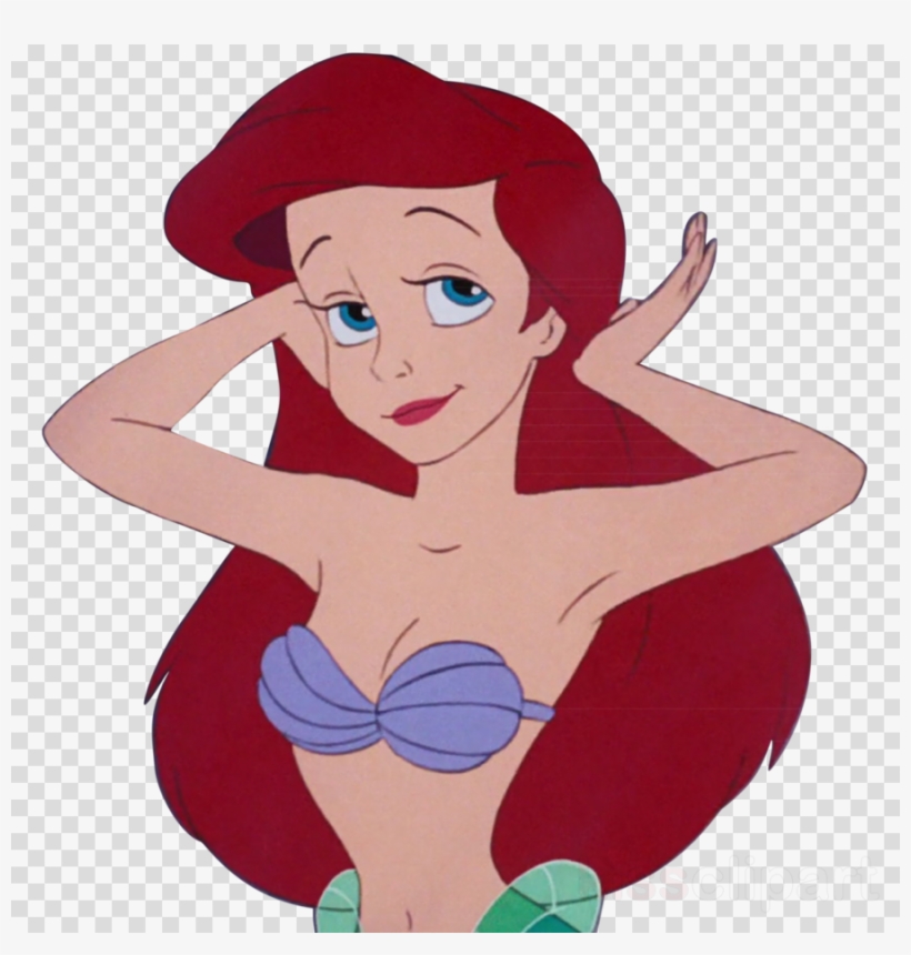 Ariel The Little Mermaid Transparent Clipart Ariel - Little Mermaid Ariel Cartoon, transparent png #5839860