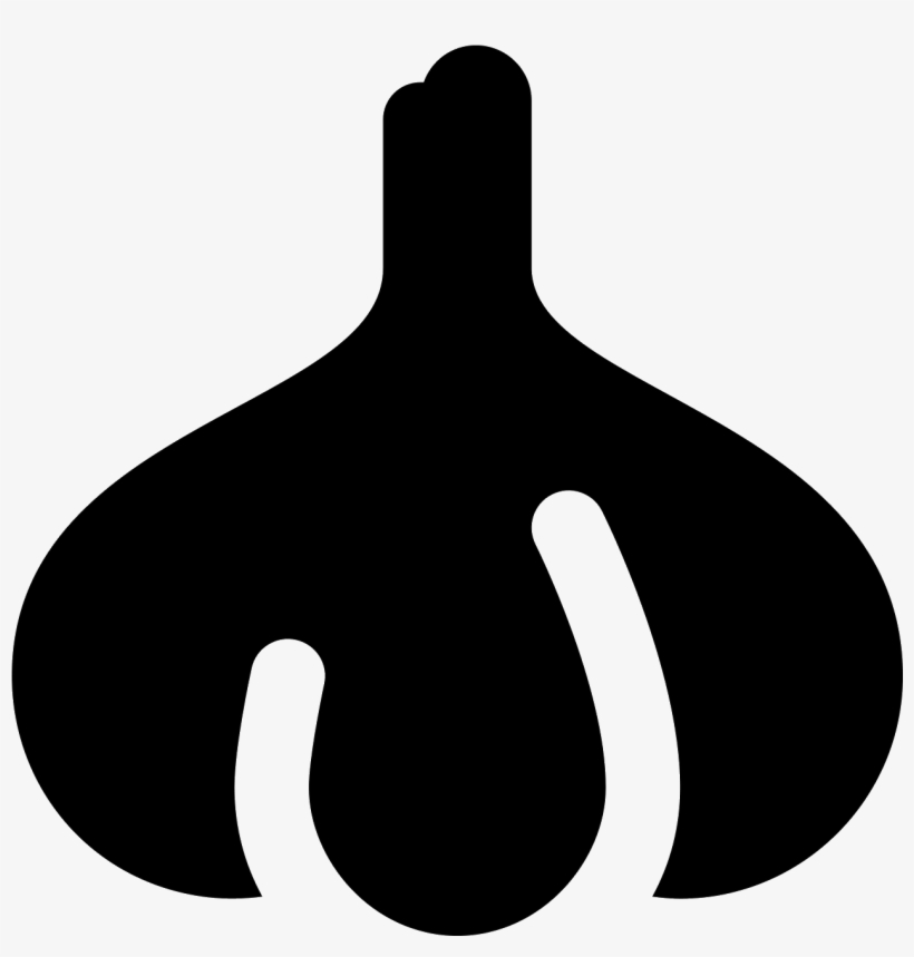 The Icon Is A Simple Depiction Of A Head Of Garlic - Icon, transparent png #5839971