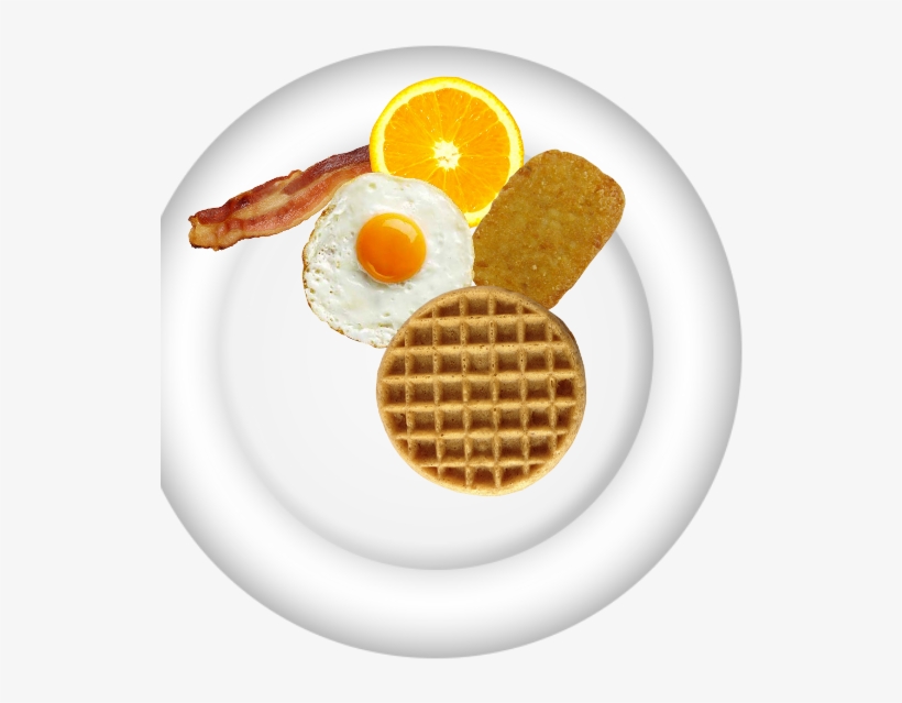 Breakfast Plate - Bacon Strip, transparent png #5840191