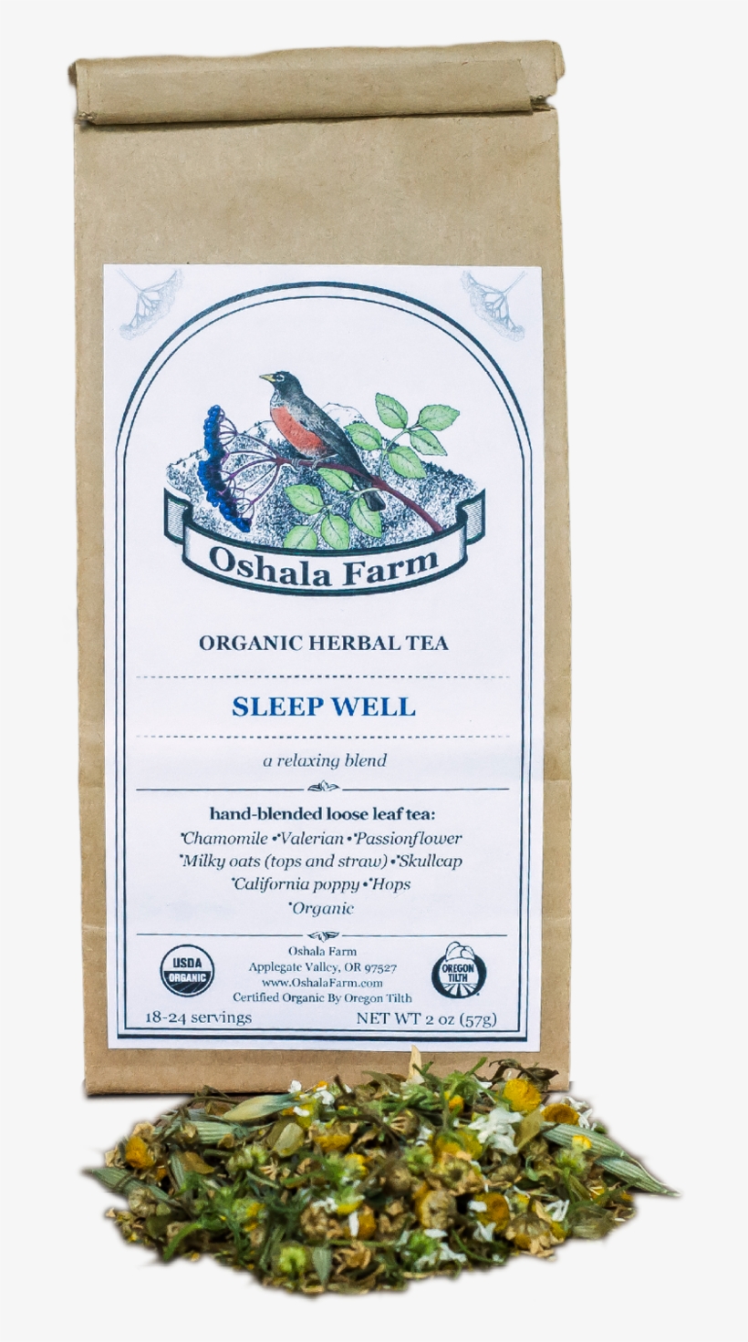 Herbal Tea, Sleep Well, Oshala Farm - Tea, transparent png #5840609