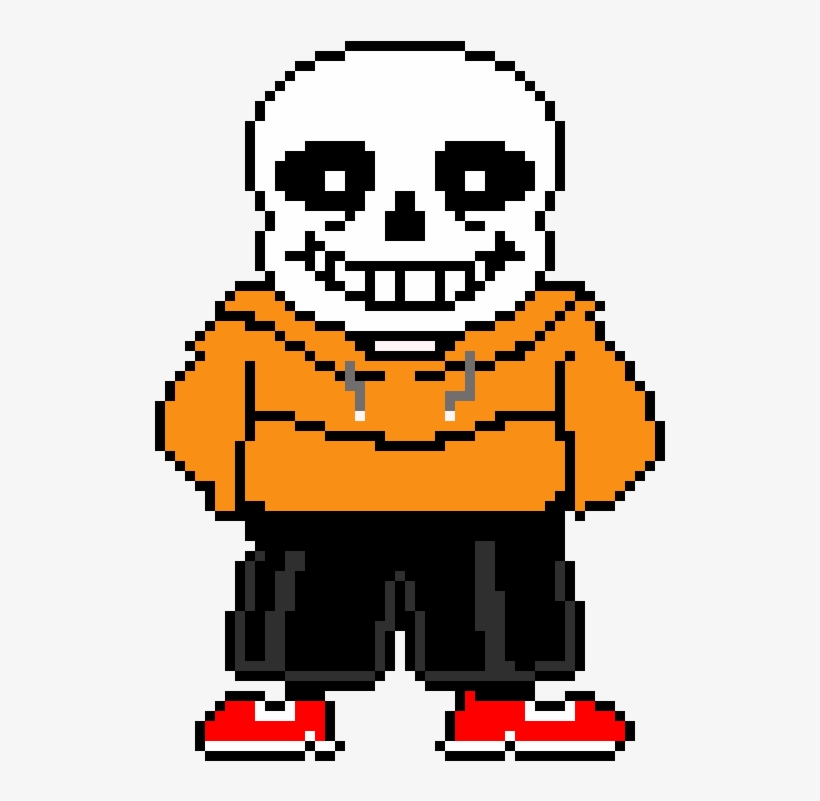 Sans Sprite Png - Sans Sprite Pixel Art, Transparent Png , Transparent Png  Image - PNGitem