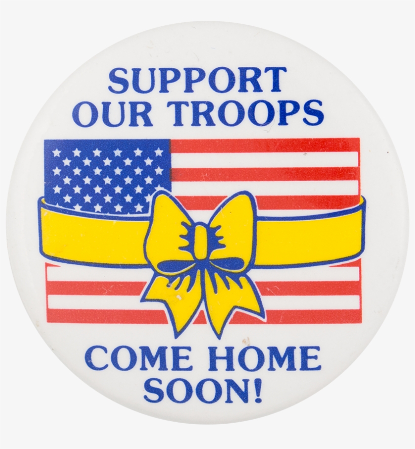 Support Our Troops Cause Button Museum - Post Office, transparent png #5840858