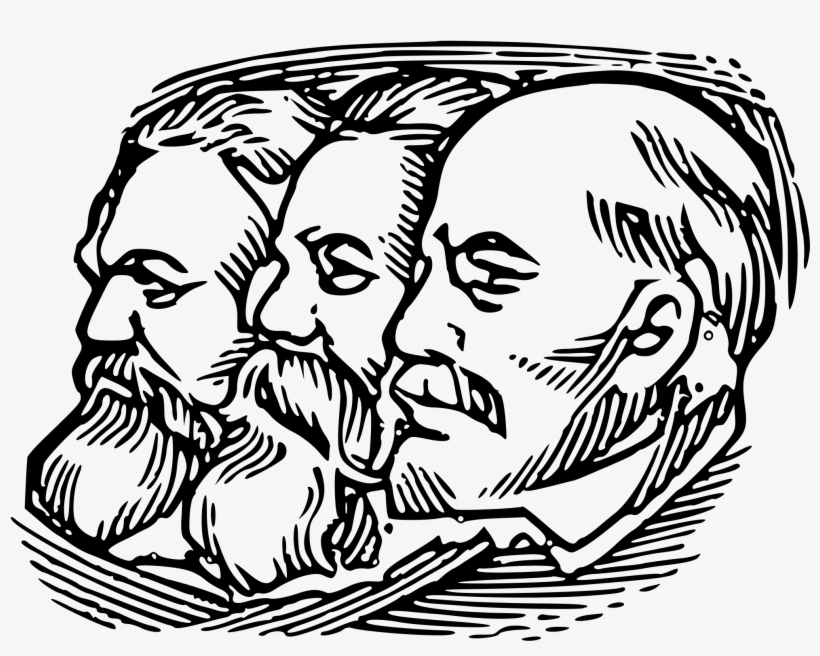 Lenin Drawing Clipart Black And White Stock - Manifesto Of The Communist Party: (annotated), transparent png #5841398