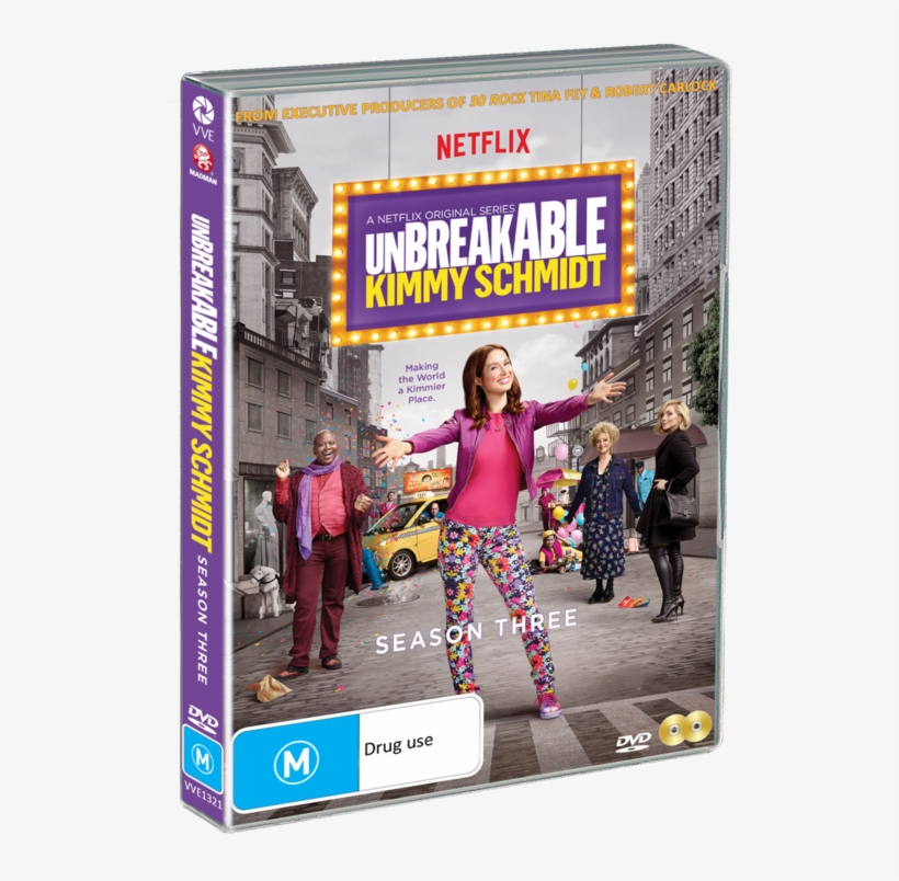 The Unbreakable Kimmy Schmidt Season Three - Unbreakable Kimmy Schmidt Season 2 - Dvd, transparent png #5842484