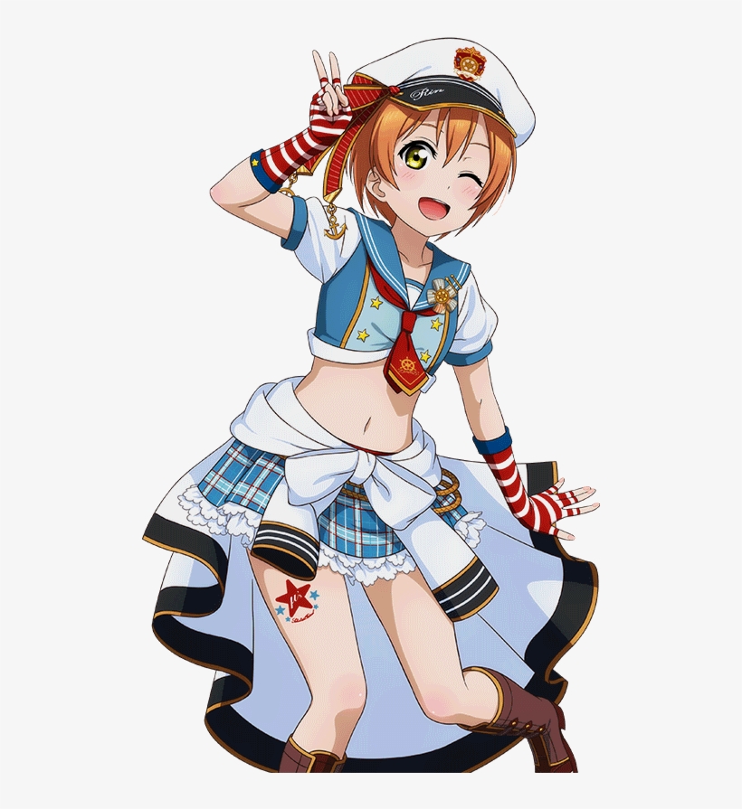 Transparent - Idolized - Love Live Rin Marine, transparent png #5842529