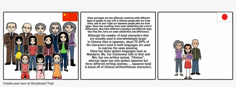Schlock China And Japan - Cartoon, transparent png #5842682