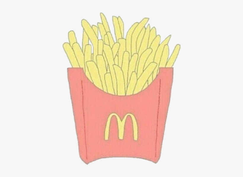 Comida Tumblr Macdonalds Emoji - Yellow And Black Stickers, transparent png #5842898